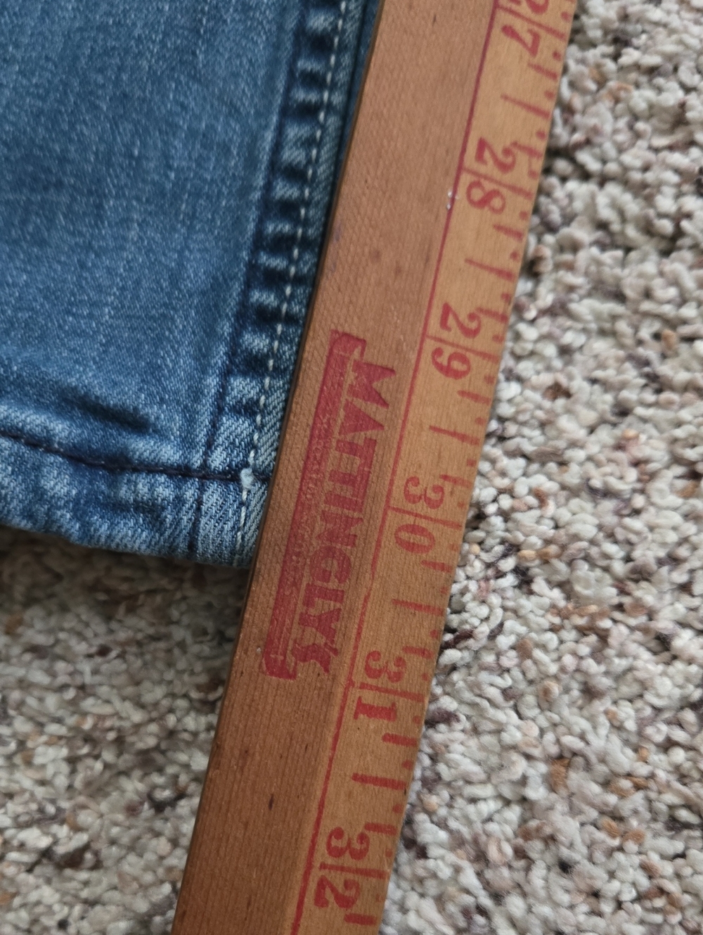Women's 524 Too Superlow Blue Flare Jeans Size 9 29x32 - Picture 7 of 9